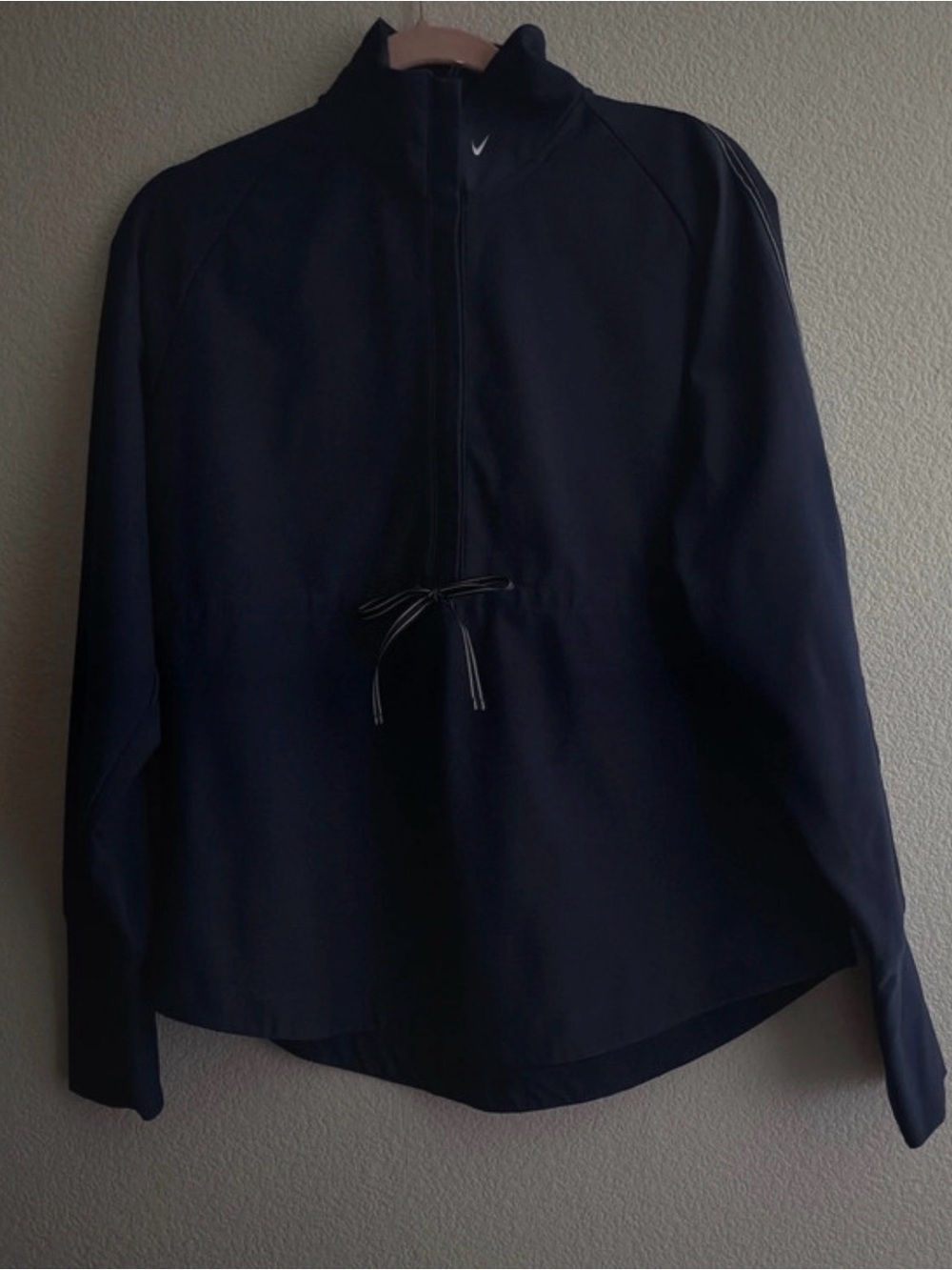 Nike Women's Navy Half-Zip Utility Jacket